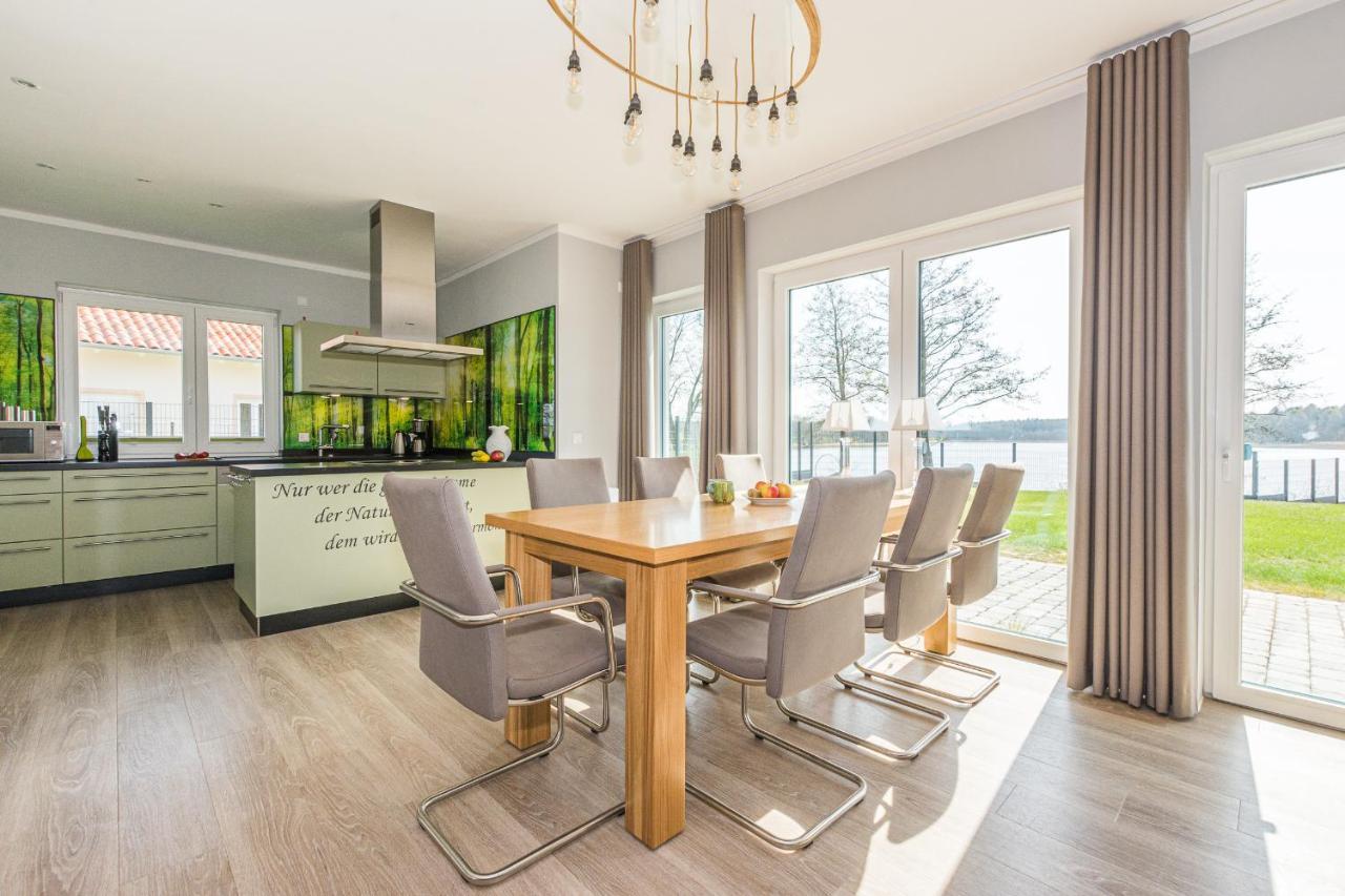 Luxus-See-Domizil Mit Sauna, Kamin Und Boot-130 Qm Fuer 6 Personen Краков-ам-Зе Экстерьер фото