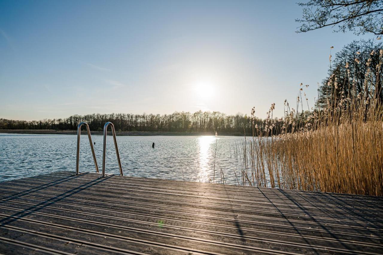 Luxus-See-Domizil Mit Sauna, Kamin Und Boot-130 Qm Fuer 6 Personen Краков-ам-Зе Экстерьер фото