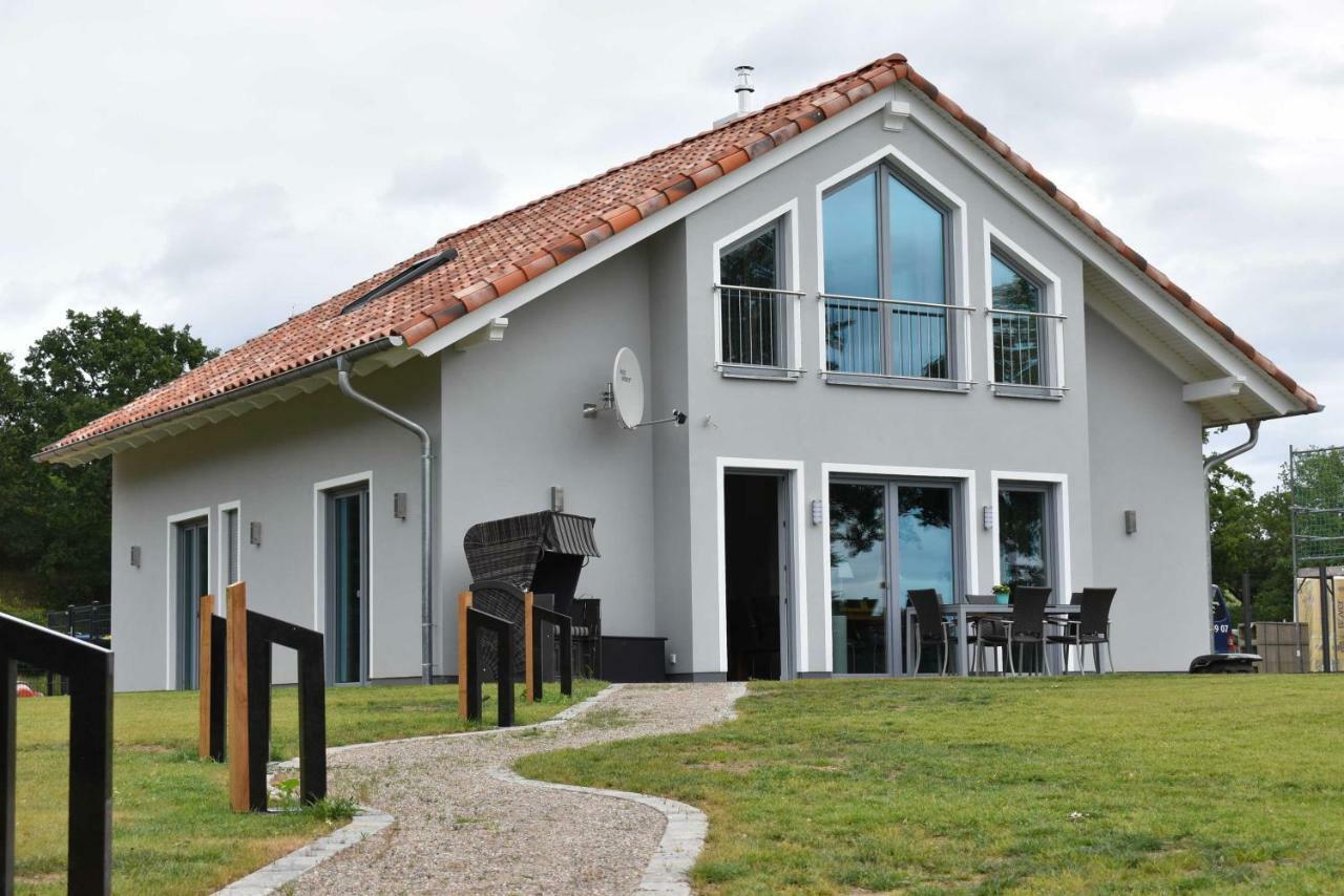 Luxus-See-Domizil Mit Sauna, Kamin Und Boot-130 Qm Fuer 6 Personen Краков-ам-Зе Экстерьер фото