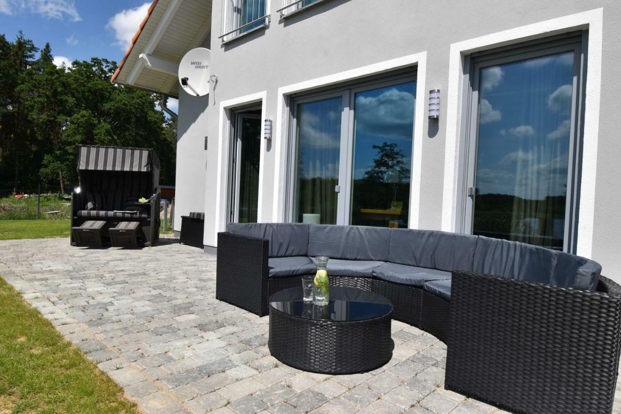 Luxus-See-Domizil Mit Sauna, Kamin Und Boot-130 Qm Fuer 6 Personen Краков-ам-Зе Экстерьер фото